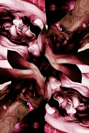 抽象印花华亿平台图片