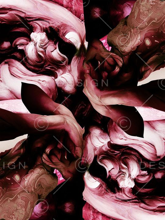 抽象印花华亿平台图片