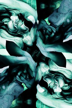 抽象印花华亿平台图片