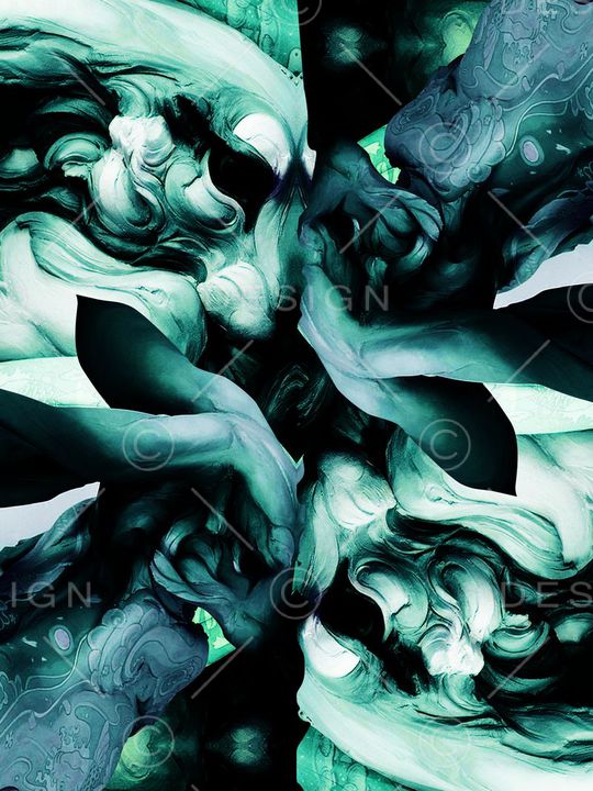 抽象印花华亿平台图片