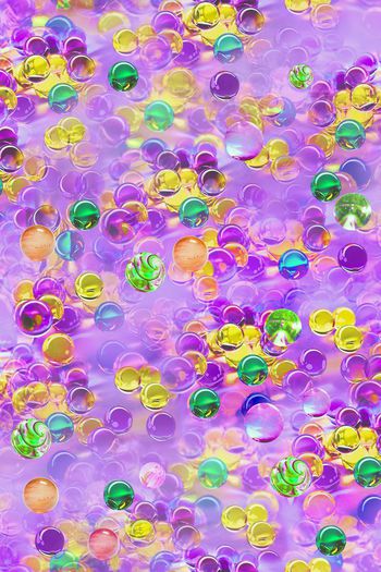 423931-抽象3D玻璃球 