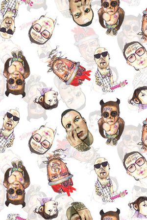 个性插画印花华亿平台图片