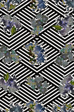 抽象印花华亿平台图片