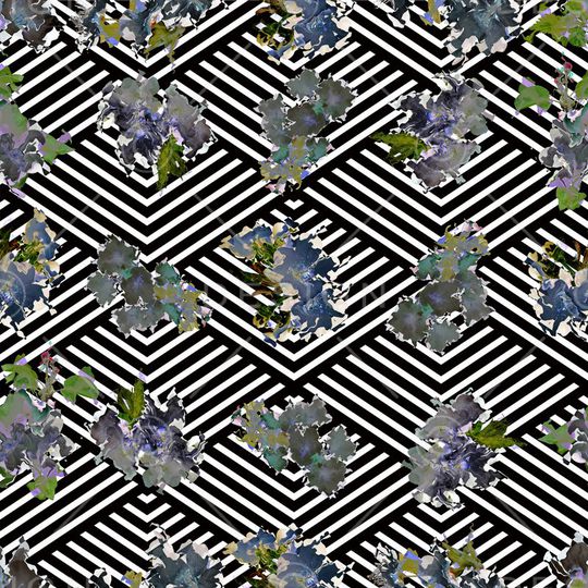 抽象印花华亿平台图片