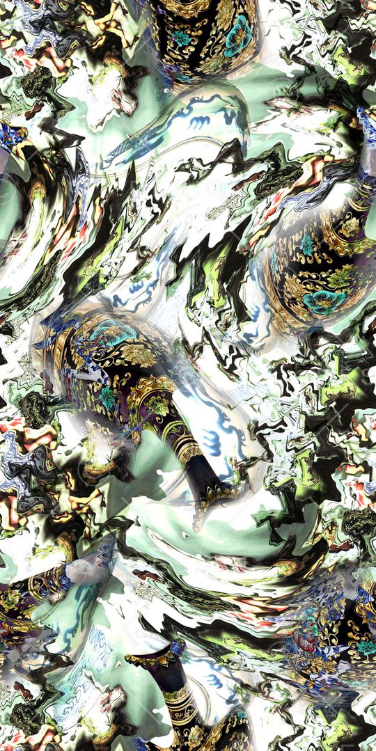 抽象印花华亿平台图片