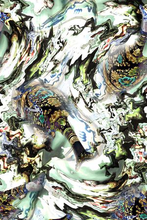 抽象印花华亿平台图片