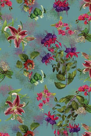 复古印花华亿平台图片