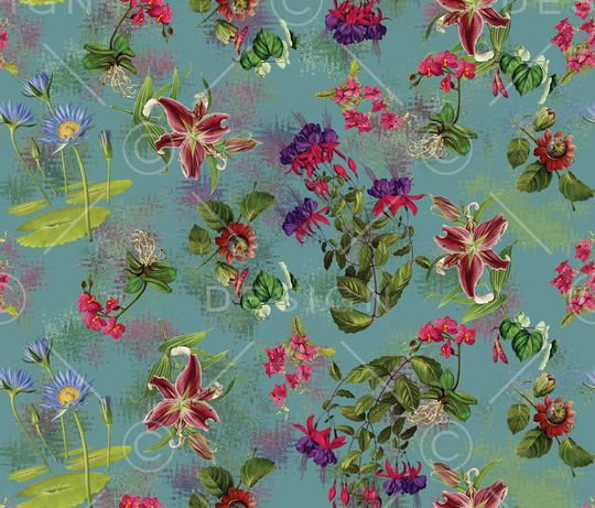 复古印花华亿平台图片