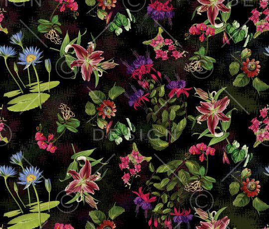 复古印花华亿平台图片