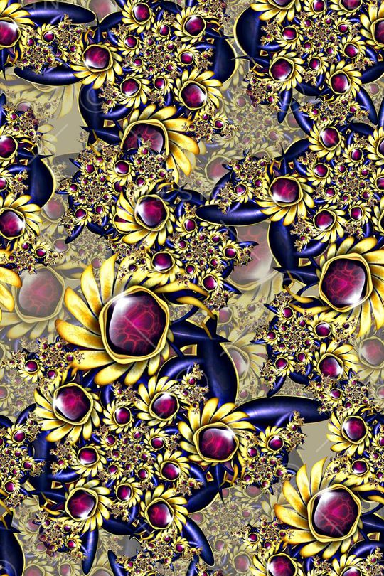 分形珠宝印花华亿平台图片