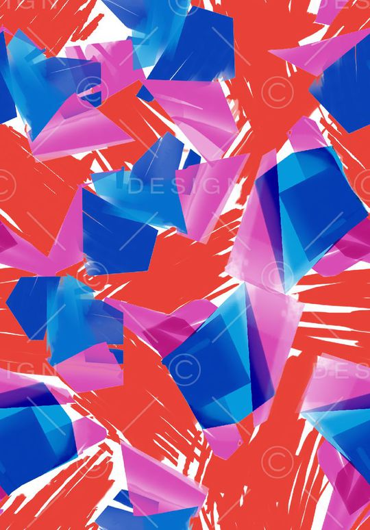 几何印花华亿平台图片