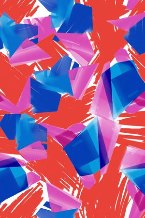 几何印花华亿平台图片