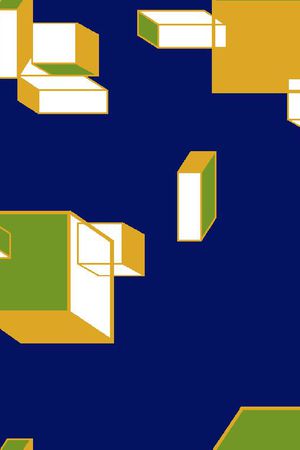 几何印花华亿平台图片