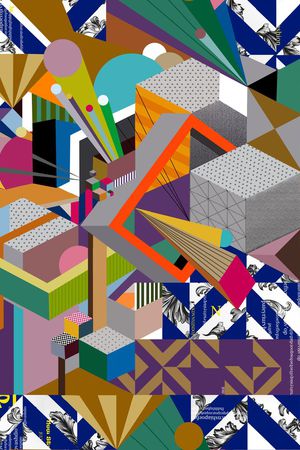 拼贴印花华亿平台图片