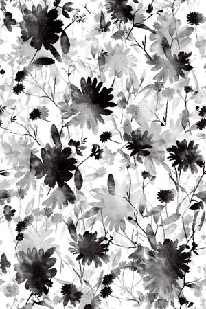 黑白印花华亿平台图片