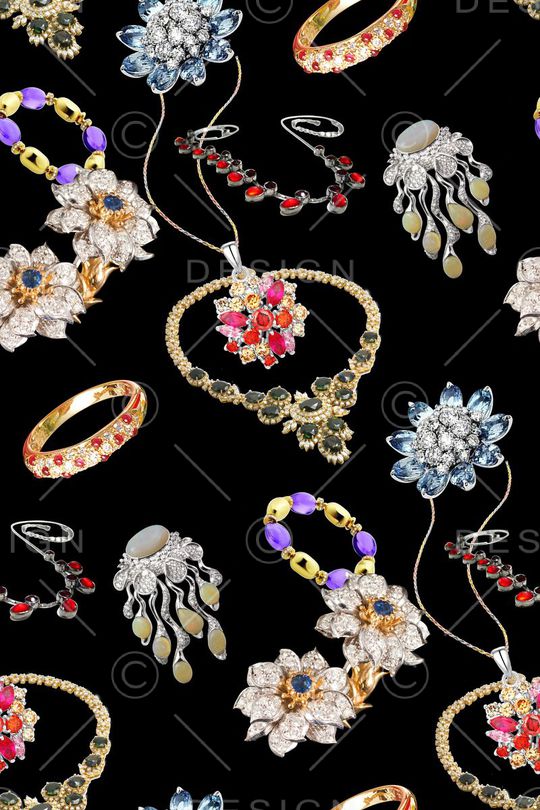 首饰印花华亿平台图片