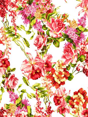 424523-满版玫瑰花设计