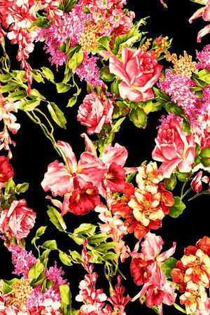 田园风印花华亿平台图片