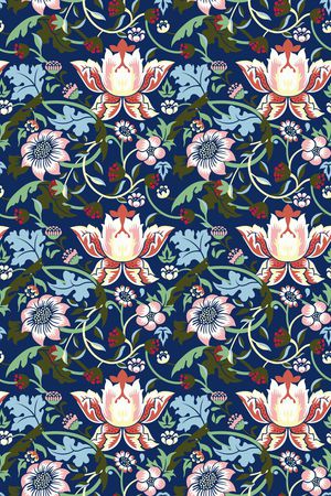 复古印花华亿平台图片