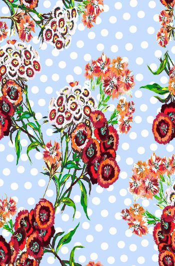 424572-满版康乃馨花卉设计