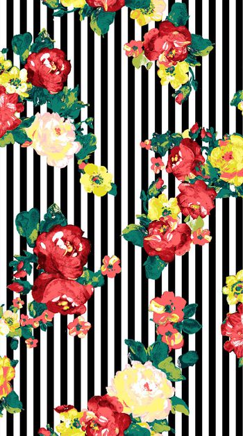 424590-满版花卉条纹设计