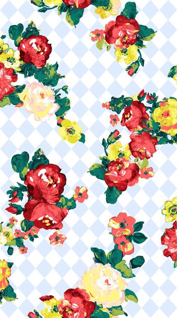 424591-满版花卉条纹设计