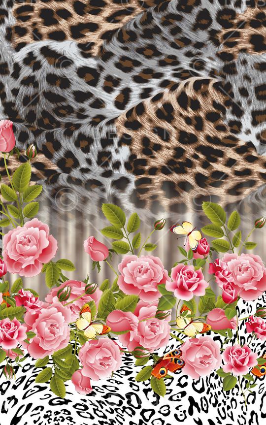 豹纹印花华亿平台图片