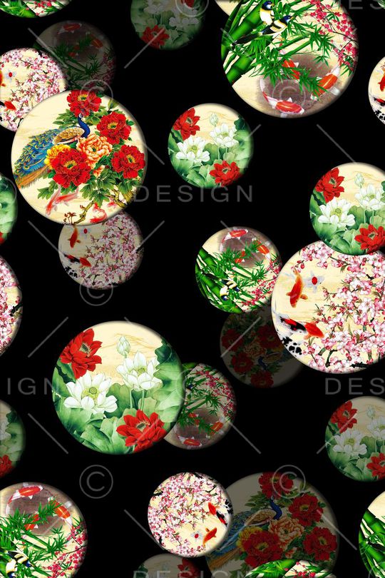 宫廷贵族印花华亿平台图片