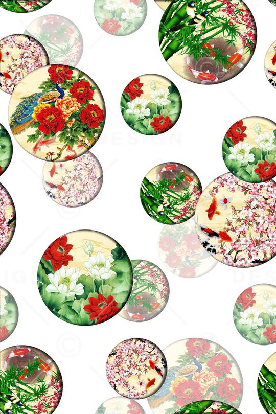 宫廷贵族印花华亿平台图片