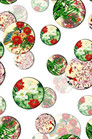 宫廷贵族印花华亿平台图片