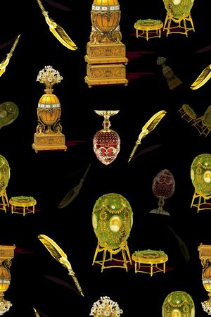 宫廷贵族印花华亿平台图片