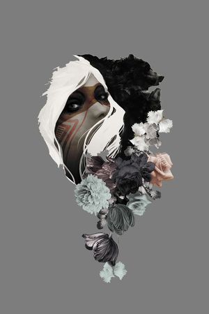 抽象印花华亿平台图片