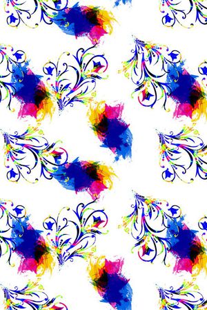 抽象印花华亿平台图片