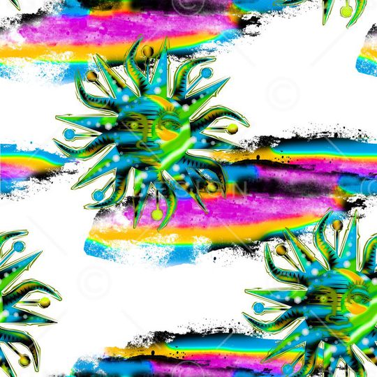 抽象印花华亿平台图片