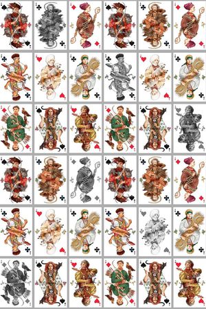 红桃A印花华亿平台图片