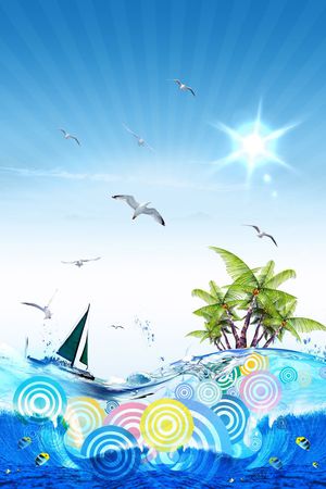 帆船印花华亿平台图片