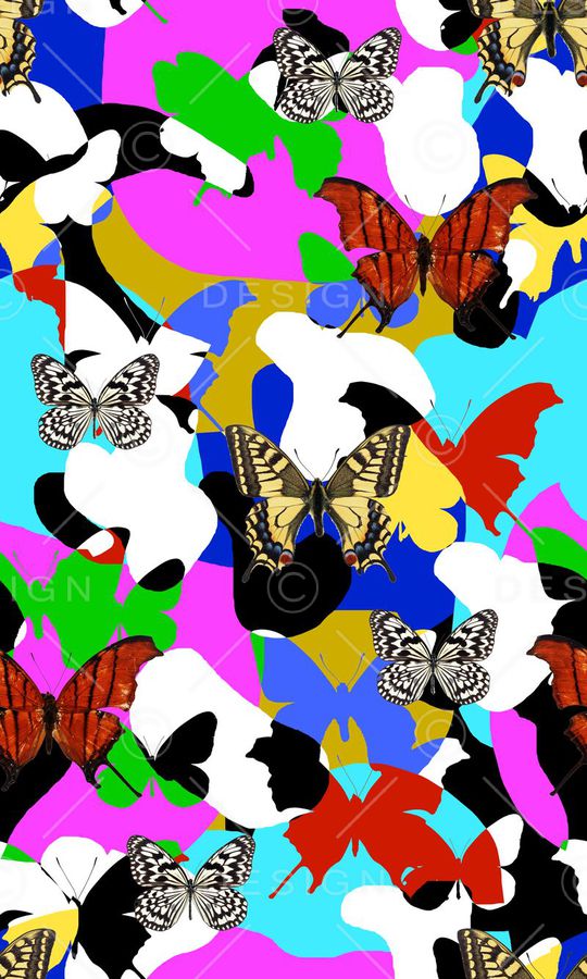 趣味组合印花华亿平台图片