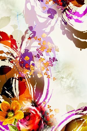 青花瓷印花华亿平台图片