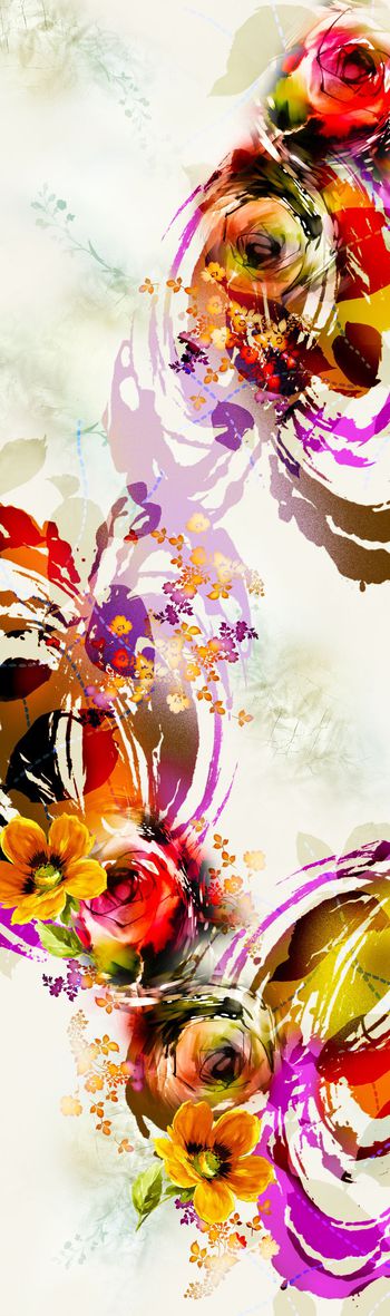 青花瓷印花华亿平台图片