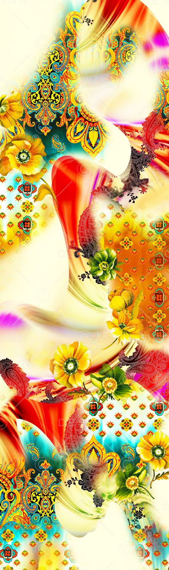 民族风印花华亿平台图片