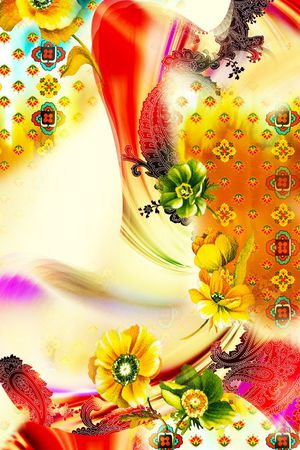 民族风印花华亿平台图片