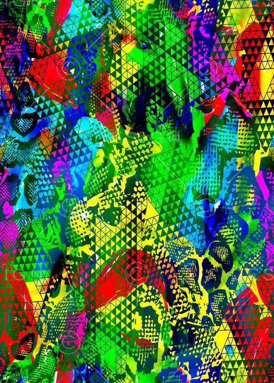 动物纹印花华亿平台图片