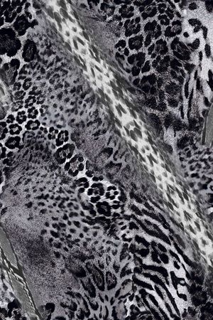 动物纹印花华亿平台图片