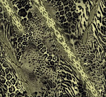 424939-流行尚动物纹混搭风服装华亿平台