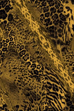 动物纹印花华亿平台图片