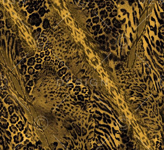 动物纹印花华亿平台图片