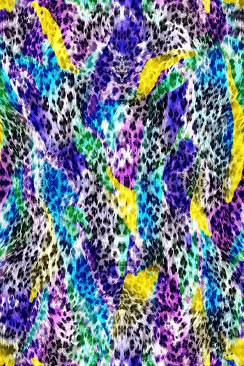 424946-迷彩动物豹点花纹拼贴组合