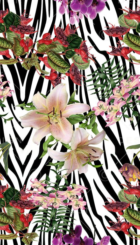 动物纹印花华亿平台图片