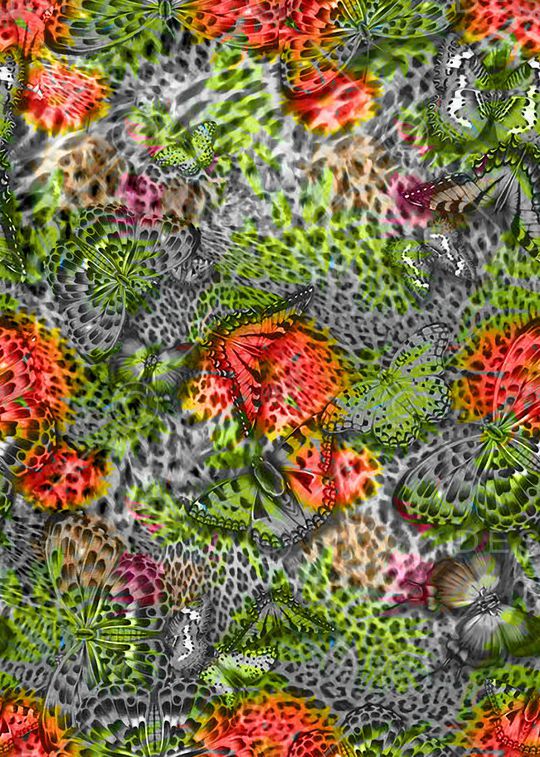 豹纹印花华亿平台图片