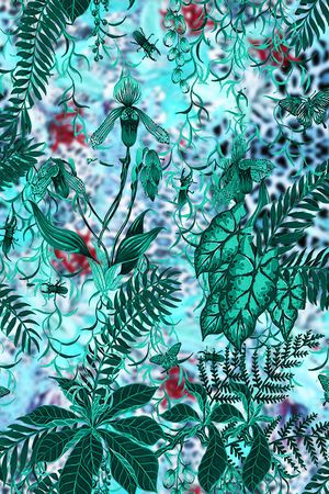 动物纹印花华亿平台图片